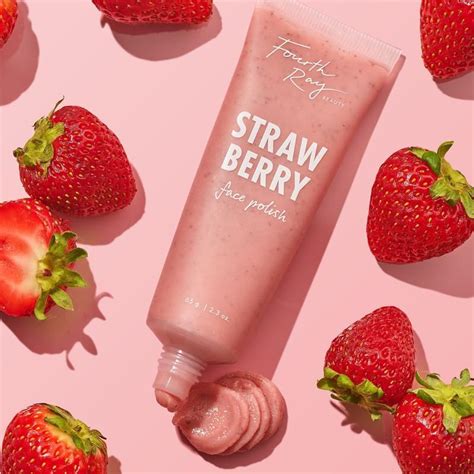 strawberry beauty products.